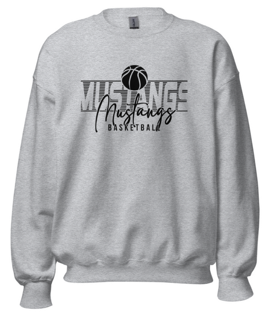 Mustang basketball sweatshirt